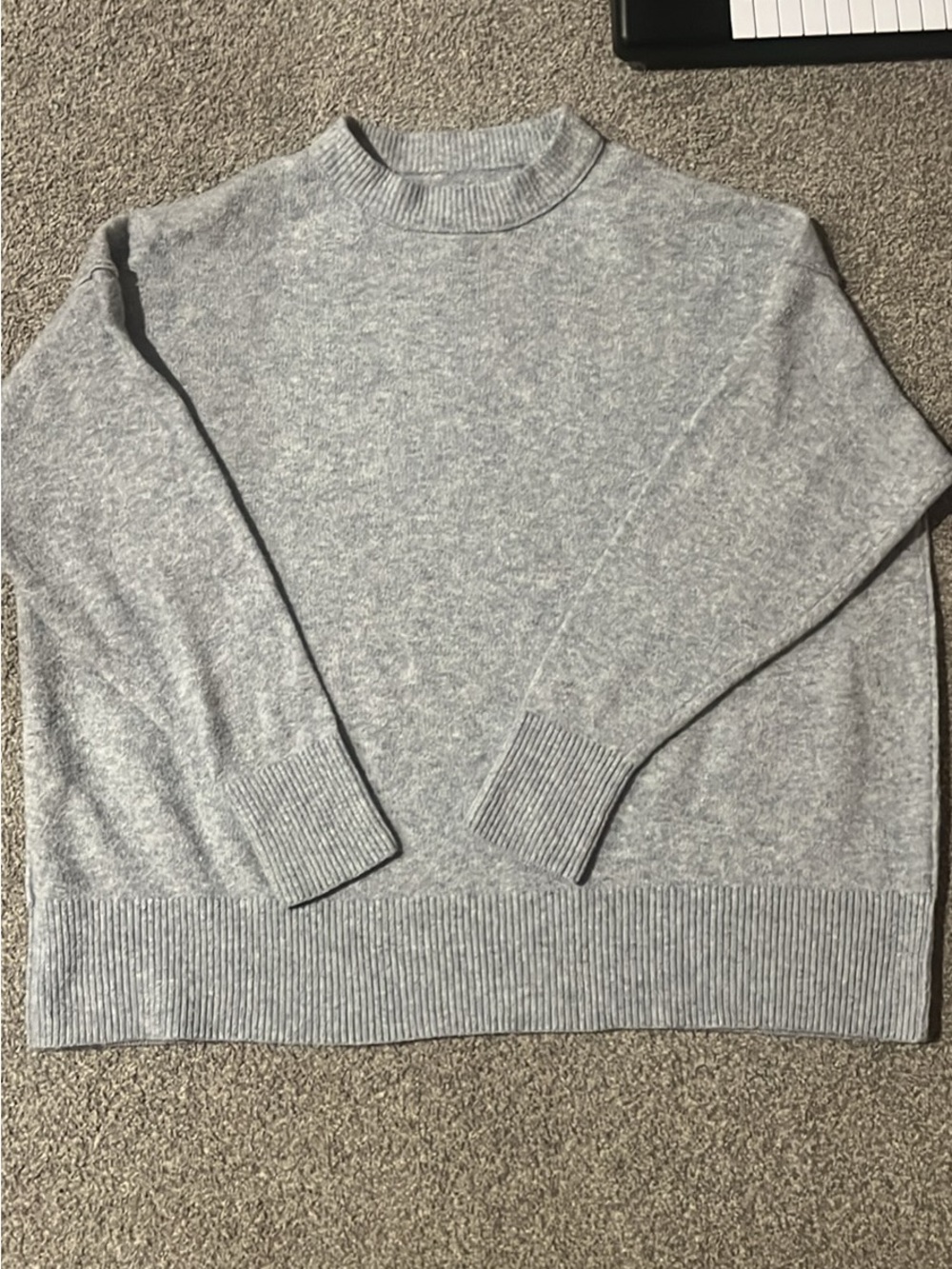 Women's Aerie Light Gray Crewneck Sweater